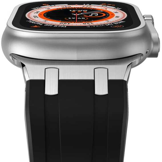 Szilikon szíj az Apple Watch 1/2/3/4/4/5/6/7/8/9/10/SE/Ultra/Ultra 2 42/44/45/49MM órához
