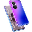 Tok Oppo Reno 10 / 10 Pro, Gradient Dropproof, Lila / kék