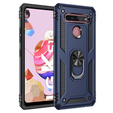 Páncélozott telefontok a LG K51S, Nox Case Ring, kék