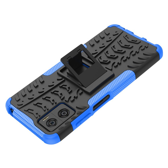 Telefontok a Motorola Moto E22 / E22i, Tire Armor, fekete / kék
