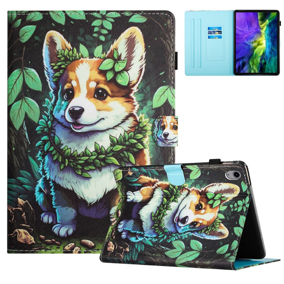 Tok iPad 10.9" 2022 (10 gen.), pánttal, corgi dog