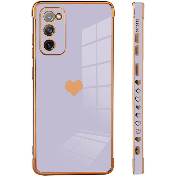 Telefontok a Samsung Galaxy S20 FE, Electro heart, lila