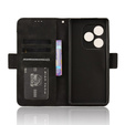 Pattintható tok a Realme GT 6 / 6T, Card Slot, fekete