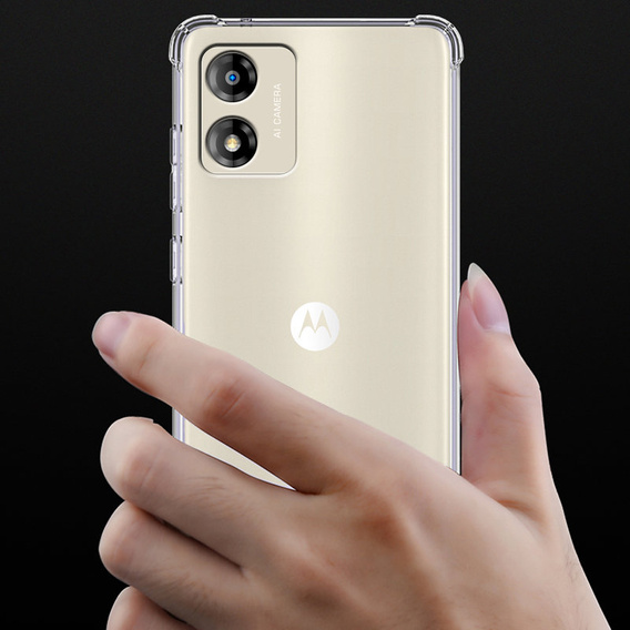Telefontok a Motorola Moto E13, Dropproof, átlátszó