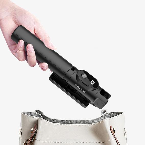 Szelfibot állvány funkcióval és Bluetooth távirányítóval, 6,5 cm és 9,5 cm közötti okostelefonokhoz