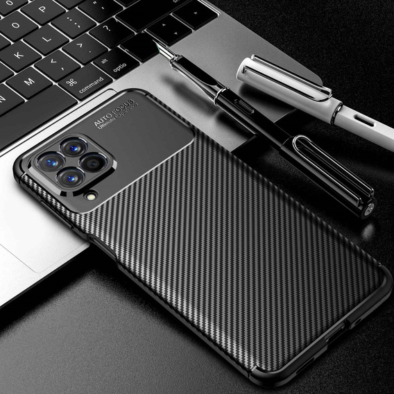 Telefontok a Samsung Galaxy M53 5G, Carbon Gel, fekete