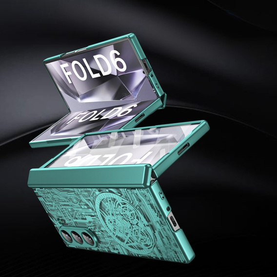 Tok Samsung Galaxy Z Fold6 5G, Mechanical Legend, zöld