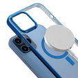 Telefontok a iPhone 13, ERBORD Hybrid MagSafe Case, kék