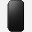 Nomad tok iPhone 17 Pro Max készülékhez, Modern bőr fólia, fekete