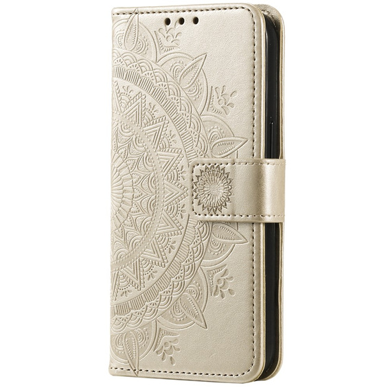 Pattintható tok a Xiaomi Redmi Note 13 Pro+, Mandala, arany