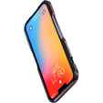 Teletok LUPHIE iPhone 13 Pro Max-hoz, Armor Bumper, fekete / piros