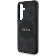 GUESS 4G Circle Classic Logo MagSafe tok Samsung Galaxy S25 készülékhez