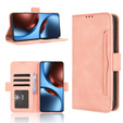 Pattintható tok a Realme GT 7 / 7T, Card Slot, rózsaszín