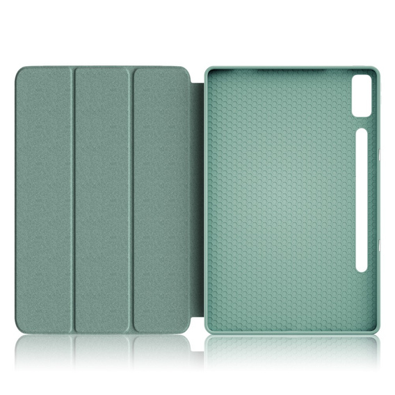 Tok Lenovo Tab P12, Smartcase tolltartóval, zöld