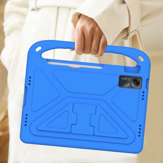 Gyermek tok Xiaomi Redmi Pad SE 11", Gyermek tok fogantyúval, kék