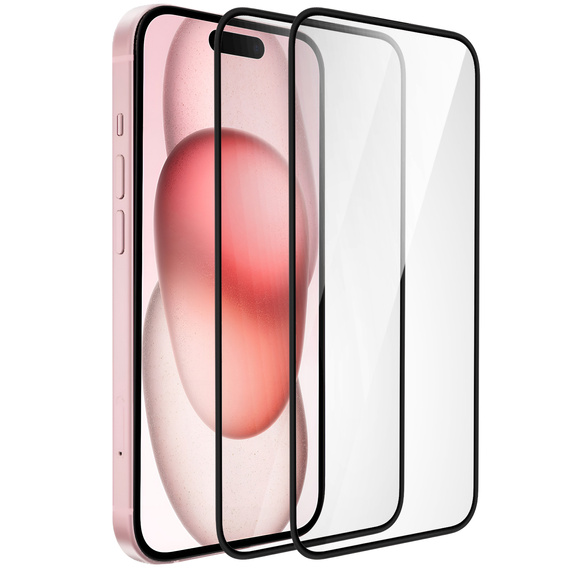 2x kerámia ERBORD hibrid üveg a iPhone 15