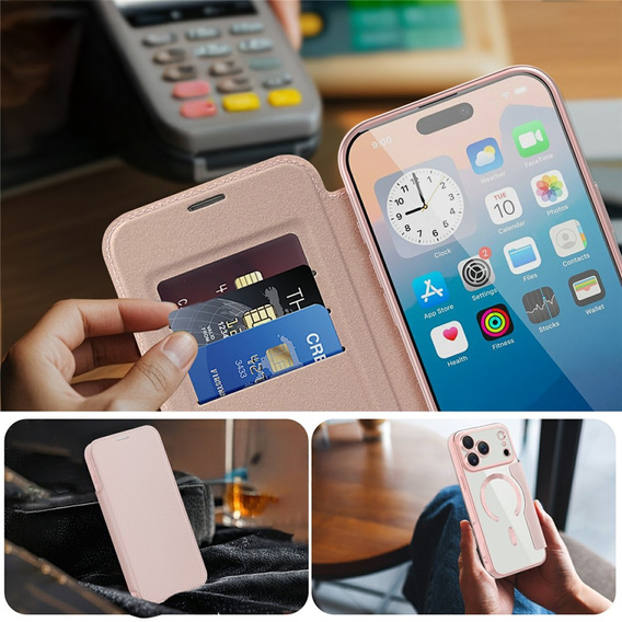 RFID Wallet MagSafe flip tok kameravédelemmel iPhone 17 Pro Max készülékhez