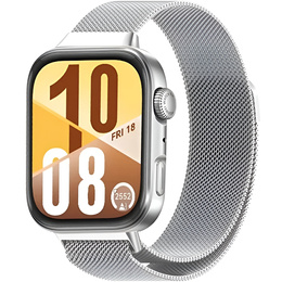 Milánói karkötő Huawei Watch Fit 4 / 4 Pro / 3, Ezüst