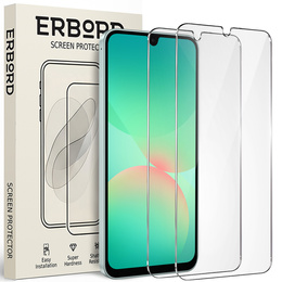 2x edzett üveg ERBORD 9H Hard Glass a képernyőn a Samsung Galaxy A26 5G