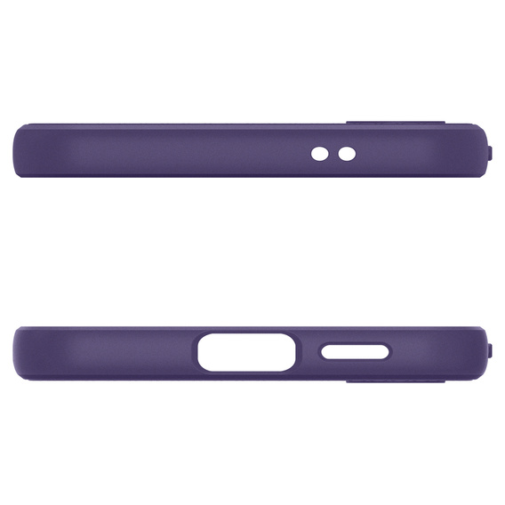 A Spigen tok Samsung Galaxy S24, Liquid Air, lila + 9H edzett üveghez