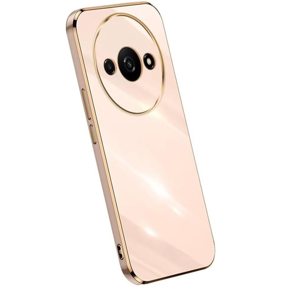 Tojás Xiaomi Redmi A3, Glamour CamShield, rózsaszín rose gold