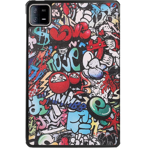 Tok Xiaomi Pad 6 / 6 Pro, Smartcase, graffiti