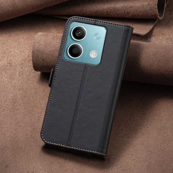 Pattintható tok a Xiaomi Redmi Note 13 5G, BINFEN Wallet, fekete