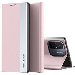 Pattintható tok a Xiaomi Redmi 12C, Side Magnetic, rózsaszín