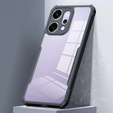 Tok Oppo Reno 14, megerősített, átlátszó, fekete oldallapokkal