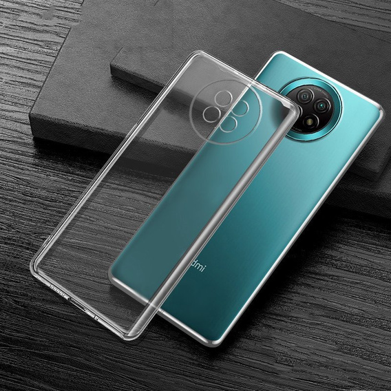 Vékony tok a Xiaomi Redmi Note 9T, Slim, átlátszó
