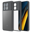 Tok Xiaomi Poco X6 Pro 5G, Fusion Hybrid, kameravédelemmel, átlátszó / fekete