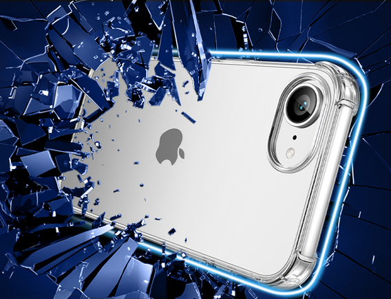 Tok a iPhone 16E, Erbord Dropproof, átlátszó + Glass