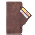 Pattintható tok a Motorola Edge 30 Neo, Card Slot, barna