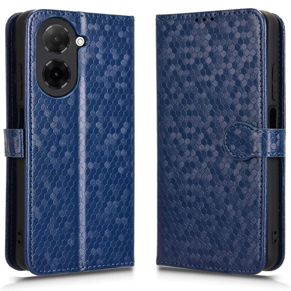 Flap tok Xiaomi Redmi A5, Wallet Rhombus, kék