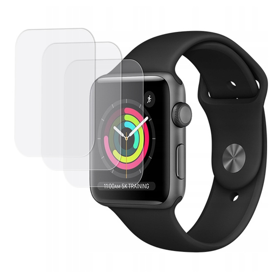 3x ERBORD hidrogél fólia Apple Watch 1/2/3 38mm