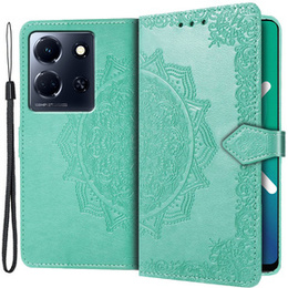 Pattintható tok a Infinix Note 30 5G, Mandala, zöld