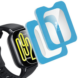 2x edzett üveg ERBORD rögzítőkerettel az Xiaomi Redmi Watch 5 Active-es órájához