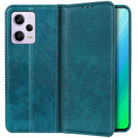 Telefontok a Xiaomi Redmi Note 12 Pro+ 5G, Wallet Litchi Leather, zöld