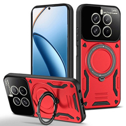 Páncélozott tok a Realme 12 Pro 5G / 12 Pro+ 5G készülékhez, Magnetic Ring, piros