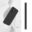 Telefontok a Samsung Galaxy A36 5G, Silicone Lite, fekete