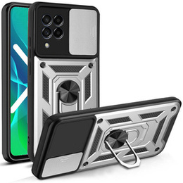 Telefontok a Samsung Galaxy M53 5G, CamShield Slide, ezüst