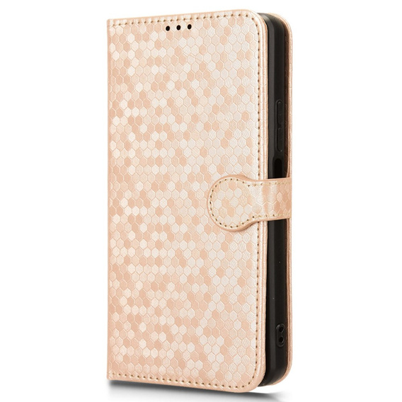Flap tok Oppo Reno 12FS / 12F, Wallet Rhombus, rózsaszín