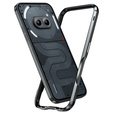 Teletok LUPHIE Nothing Phone 2a / 2a Plus-hoz, Armor Bumper, fekete