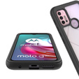 Tok Motorola Moto G10 / G20 / G30 készülékhez, Shockproof, fóliával, kék