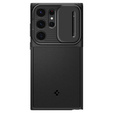 Spigen Optik Armor fekete tok Samsung Galaxy S23 Ultra készülékekhez