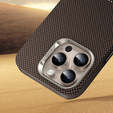 BENKS Kevlar Magnetic Armor Pro Prestige 600D Y065 tok MagSafe aktív gombbal az iPhone 16 Pro készülékhez