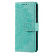 Pattintható tok a Oppo A17, Mandala, zöld