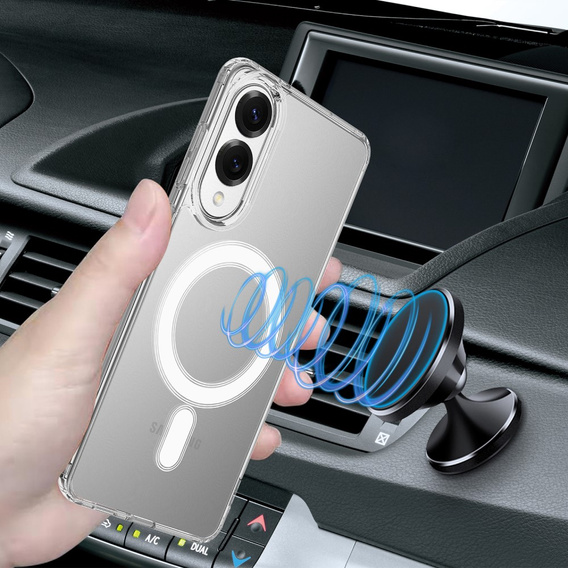 Tok a Samsung Galaxy S25 Edge, Fusion Hybrid, MagSafe-hoz, átlátszó