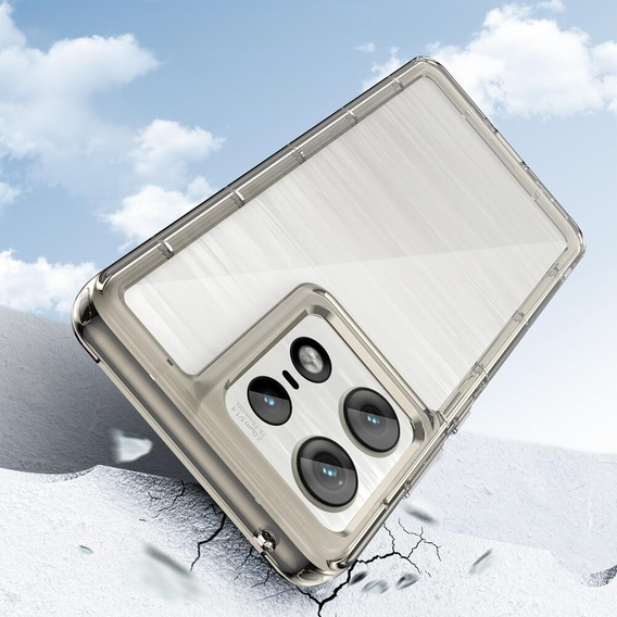 Telefontok a Motorola Edge 50 Pro, Fusion Hybrid, átlátszó / szürke