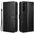 Pattintható tok a Samsung Galaxy A26, Crazy Horse Wallet, fekete